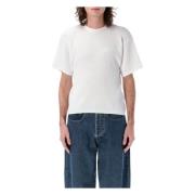 Wafel Textuur T-shirt Magliano , White , Heren