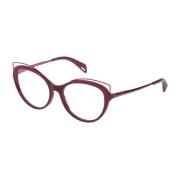 Rode Cat Eye Bril voor Vrouwen Police , Red , Dames