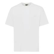 Stijlvolle T-shirts in wit Genti , White , Heren