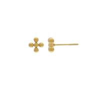 Dot Cross Post Oorbellen, Waterdicht, 18K Dansk Copenhagen , Yellow , ...