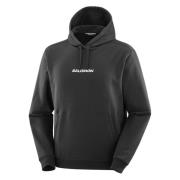 Logo Pullover Hoody Salomon , Black , Heren