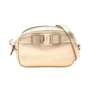 Pre-owned Leather shoulder-bags Salvatore Ferragamo Pre-owned , Yellow...