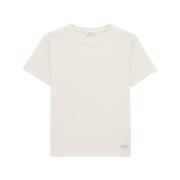 Casual T-shirt in Zwart Saint Laurent , Beige , Heren