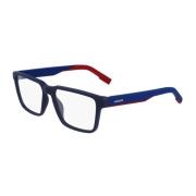 L2924 Rechthoek Blauw Rode Bril Lacoste , Blue , Heren