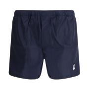 Zwemshorts met logo-patch en verstelbare tailleband Valentino , Blue ,...