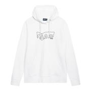 Heren Sweatshirt Comfort Stijl Modern GAS , White , Heren