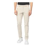 Slim Fit Beige Broek Kaito Stijl Hugo Boss , Beige , Heren