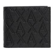 Logo Plain Portemonnee met Kaartsleuven Armani Exchange , Black , Here...