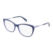 Blauwe Cateye Brilmonturen voor Vrouwen Police , Blue , Dames