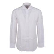 Wit Katoenen Overhemd Elegante Stijl Brunello Cucinelli , White , Here...