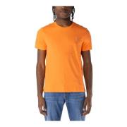 Geborduurd T-shirt met korte mouwen en ronde hals Polo Ralph Lauren , ...