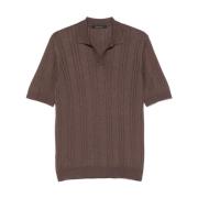 T-shirts en Polos Bruin Tagliatore , Brown , Heren