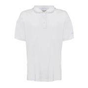 Witte Katoenen Poloshirt met Klassieke Kraag People of Shibuya , White...