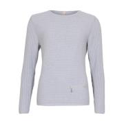 Jumper met ritseffect Skovhuus , Blue , Dames