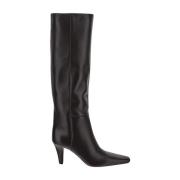 Leren Jill Boot Saint Laurent , Brown , Dames