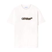 Witte T-shirts en Polos Collectie Off White , White , Heren