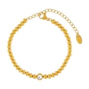 Transparante CZ & Bal Armband Dansk Copenhagen , Yellow , Dames