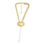 Parel Mix Statement Ketting Dansk Copenhagen , Yellow , Dames