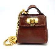 Pre-owned Leather handbags Salvatore Ferragamo Pre-owned , Brown , Dam...