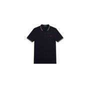 Polo Shirt in 2 Kleuren Fred Perry , Blue , Heren