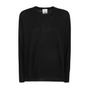 Zwarte Sweatshirt Aw24 Damesmode Allude , Black , Dames