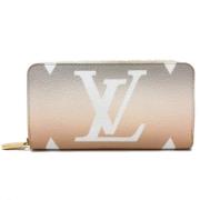 Pre-owned Cotton wallets Louis Vuitton Vintage , Orange , Dames