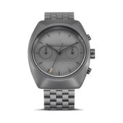 Grijze Roestvrijstalen Quartz Analoge Horloge Adidas , Gray , Heren