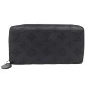 Pre-owned Leather wallets Louis Vuitton Vintage , Black , Dames