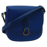 Pre-owned Leather louis-vuitton-bags Louis Vuitton Vintage , Blue , Da...