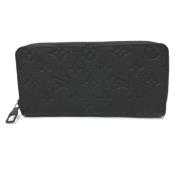 Pre-owned Leather wallets Louis Vuitton Vintage , Black , Dames