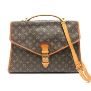 Pre-owned Cotton louis-vuitton-bags Louis Vuitton Vintage , Brown , Da...