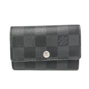 Pre-owned Canvas wallets Louis Vuitton Vintage , Gray , Dames