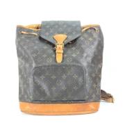 Pre-owned Cotton louis-vuitton-bags Louis Vuitton Vintage , Brown , Da...