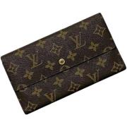 Pre-owned Canvas wallets Louis Vuitton Vintage , Brown , Dames