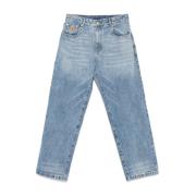 Blauwe Jeans met Klassieke Vijf Zakken Billionaire , Blue , Heren