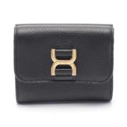 Pre-owned Leather wallets Chloé Pre-owned , Black , Dames