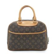 Pre-owned Canvas handbags Louis Vuitton Vintage , Brown , Dames