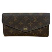 Pre-owned Canvas wallets Louis Vuitton Vintage , Brown , Dames