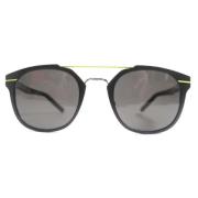 Pre-owned Metal sunglasses Dior Vintage , Black , Heren