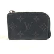 Pre-owned Cotton wallets Louis Vuitton Vintage , Black , Dames