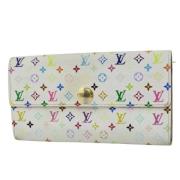 Pre-owned Canvas wallets Louis Vuitton Vintage , Multicolor , Dames