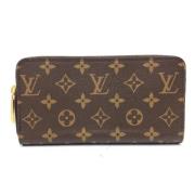 Pre-owned Canvas wallets Louis Vuitton Vintage , Brown , Dames