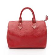 Pre-owned Leather louis-vuitton-bags Louis Vuitton Vintage , Red , Dam...