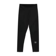 Zwarte joggingbroek met geperforeerde details Adidas by Stella McCartn...