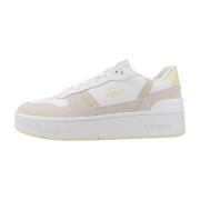 Platform T-Clip Sneakers voor vrouwen Lacoste , White , Dames