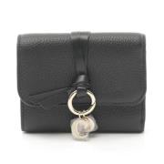 Pre-owned Leather wallets Chloé Pre-owned , Black , Dames