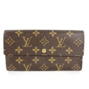 Pre-owned Canvas wallets Louis Vuitton Vintage , Brown , Dames