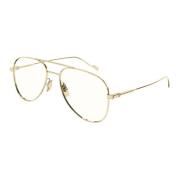 Klassieke Gouden Brillenmontuur Saint Laurent , Yellow , Unisex