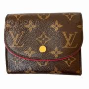 Pre-owned Canvas wallets Louis Vuitton Vintage , Brown , Dames