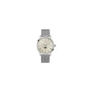 Stalen Analoge Quartz Horloge met Mineraalglas Guess , Gray , Dames